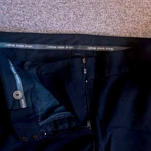 Black Express Bootcut Dress Pants